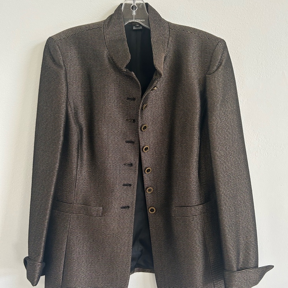 Ellen Tracy Textured Black Blazer